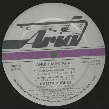 HUGHES RHETTA - ANGEL MAN ( G.A.) ( DOWNTOWN VERSION - UPTOWN VERSION - MIDTOWN INSTR - ACCAPPELLA )