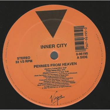 INNER CITY - PENNIES FROM HEAVEN ( KEVIN'S TUNNEL MIX - DEEP REESE -REESE DREAM A LOT -16J MIX -NORTY MIX - DELANCEY MIX )