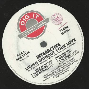 INTERACTIVE - LOVING WITHOUT YOUR LOVE ( RADIO VERSION - SIDE CHAIN MIX - AUX MIX NU ENERGY )