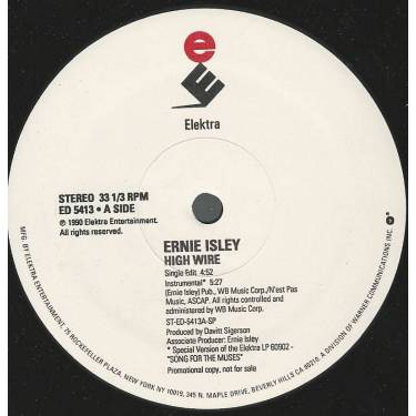 ISLEY ERNIE - PROMO - HIGH WIRE ( SINGEL EDIT - INSTR - EXTENDED )