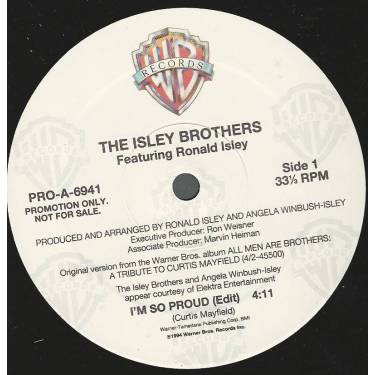 ISLEY BROTHERS THE - PROMO - I'M SO PROUD ( EDIT - ALBUM VERSION )