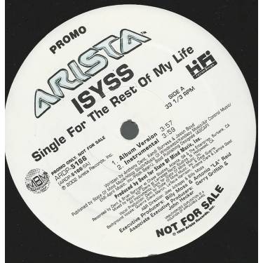 ISYSS - PROMO - SINGLE FOR THE REST OF MY LIFE ( ALBUM VERSION - INSTRUMENTAL )