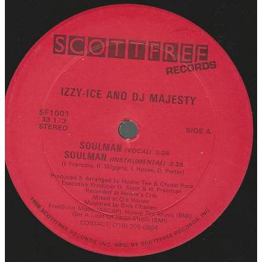 IZZY - ICE AND DJ MAJESTY - SOULMAN ( VOCAL - INSTRUMENTAL ) / FUNKY FREESTYLE ( VOCAL - INSTRUMENTAL )