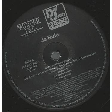 JA RULE - HOLLA HOLLA REMIX / 4 LIFE ( BLACK CHILD & TAH MURDAH ) ( RADIO EDIT - EXPLICET - INSTR )