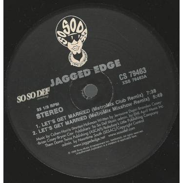 JAGGED EDGE - LET'S GET MARRIED ( METROMIX CLUB - METROMIX MIXSHOW - DUB - INSTR )