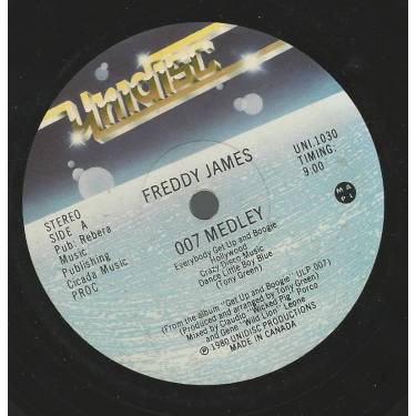 JAMES FREDDY - 007 MEDLEY