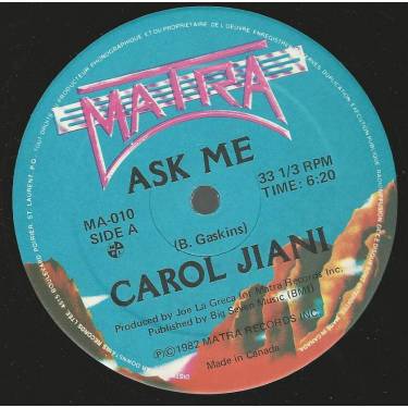 JIANI CAROL - ASK ME / WHISPER