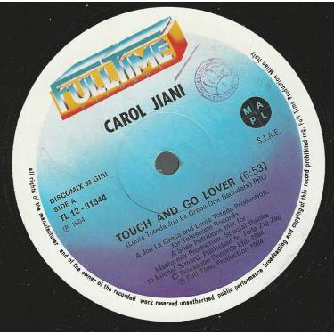 JIANI CAROL - TOUCH AND GO LOVER / INSTRUMENTAL