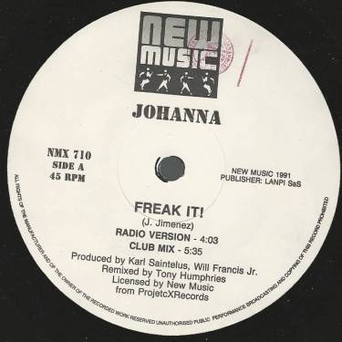 JOHANNA - FREAK IT ( RADIO VERSION - CLUB MIX - STREET SCENE - INSTR )