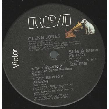 JONES GLENN - TALK ME INTO IT ( EXTENDED DANCE VERSION - INSTRUMENTAL - DUB  ) / OPENING SCORE