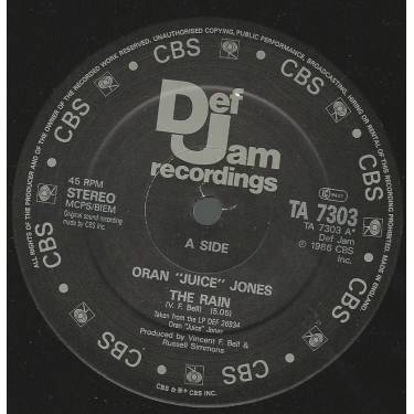 JONES ORAN " JUICE " - THE RAIN / YOUR SONG