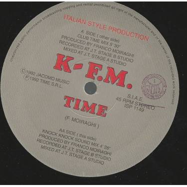 K-F.M. - TIME ( CLUB TIME MIX - KNOCK KNOCK SOUND MIX )