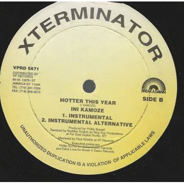 KAMOZE INI - HOTTER THIS YEAR ( 95' MIX - 95' MIX ALTERNATIVE - INSTR - INSTR ALTERNATIVE )