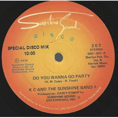 KC AND THE SUNSHINE BAND - DO YOU WANNA GO PARTY