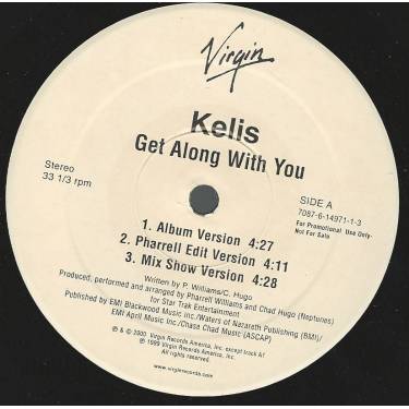 KELIS - PROMO - GET ALONG WITH YOU ( ALBUM VERSION - PHARRELL EDIT - MIX SHOW - INSTR- ACAPPELLA )