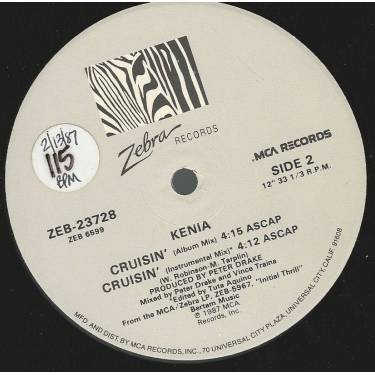 KENIA - CRUISIN ( EXTENDED VOCAL - ALBUM MIX - INSTR )