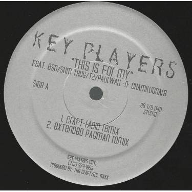 KEY PLAYERS - THIS IS FOR ME ( CRAFT RADIO REMIX - EXTENDED PACMAN RMX - INSTRUMENTAL - ACAPPELLA )