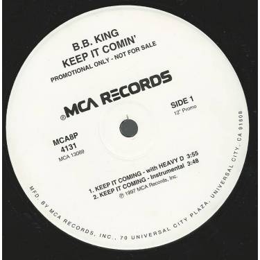 KING B.B. - PROMO - KEEP IT COMIN ( … WITH HEAVY D - INSTRUMENTAL - … WITH D'ANGELO )