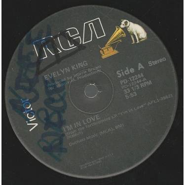 KING EVELYN " CHAMPAGNE " - I'M IN LOVE / THE OTHER SIDE OF LOVE