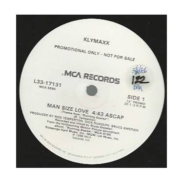KLYMAXX - PROMO - MAN SIZE LOVE ( THEME FROM " RUNNING SCARED " )
