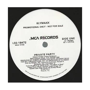 KLYMAXX - PROMO - PRIVATE PARTY