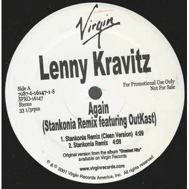 KRAVITZ LENNY - PROMO - AGAIN ( STANKONIA REMIX feat OUTKAST )