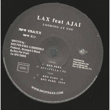 LAX feat AJAI - LOOKING AT YOU ( RPO PERK - ACAPPELLA - PART II - INSTRUMENTAL )