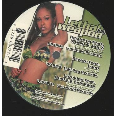 LETHAL WEAPON ( VARIOUS ) - JULY 2003 feat NELLY - BEYONCE - MISSY & JAY-Z - LUMIDEE