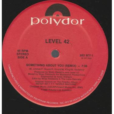 LEVEL 42 - SOMETHING ABOUT YOU ( REMIX - INSTRUMENTAL )