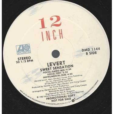 LEVERT - PROMO - SWEET SENSATION ( VOCAL REMIX - RADIO MIX - EDIT - INSTRUMENTAL )