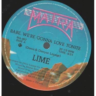 LIME - BABY WE'RE GONNA LOVE TONITE