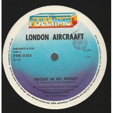 LONDON AIRCRAFT - ROCKET IN MY POCKET / SUPERGIRLS