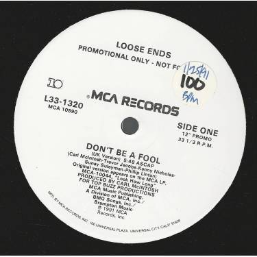 LOOSE ENDS - PROMO - DON'T BE A FOOL ( UK VERSION - TWILIGHT MIX )