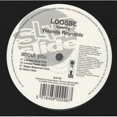 LOOSSE feat YOLANDA REYNOLDS - ABOUT YOU ( VOCAL CLUB - RADIO EDIT - VEGAS BASEMENT DUB - STORM DUB -