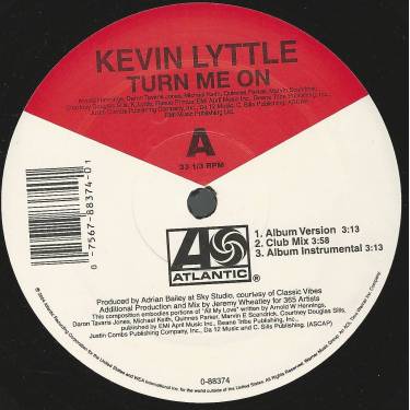 LYTTLE KEVIN - TURN ME ON ( ALBUM VERSION - CLUB MIX - INSTR - REMIX FEAT SPRAGGA BENZ - RMX INSTR )