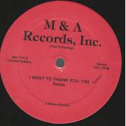 M & A RECORDS INC ( VARIOUS ) - I WANT TO THANK YOU / DREAMING RE EDIT - ASK ME RE EDIT