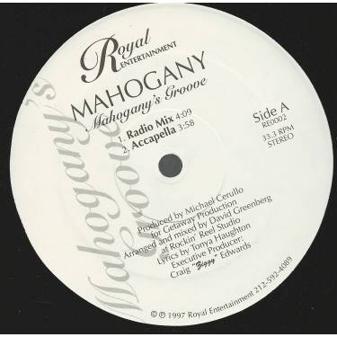 MAHOGANY - MAHOGANY'S GROOVE / GLORIA JEAN ( RADIO MIX - ACCAPPELLA )