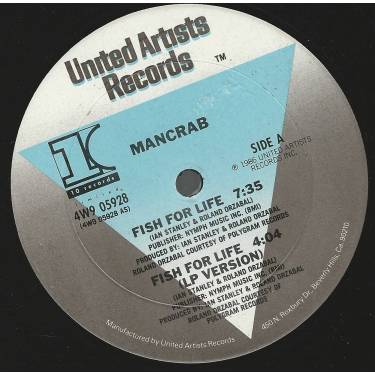 MANCRAB - FISH FOR LIFE / LP VERSION / INSTRUMENTAL