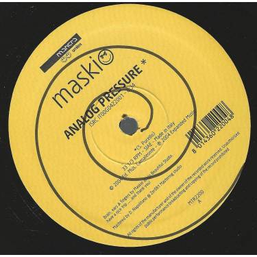 MASKIO - ANALOG PRESSURE  / ONE TICKET TWO CHICAGO