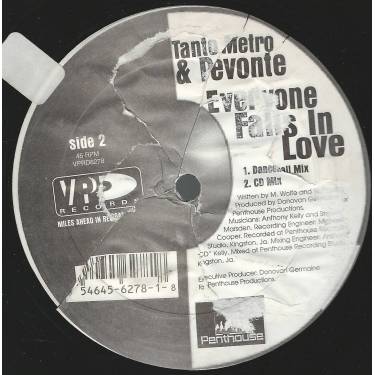 METRO TANTO & DEVONTE - EVERYONE FALLS IN LOVE ( STRAIGHT MIX - DUB - DANCEHALL - CD MIX )