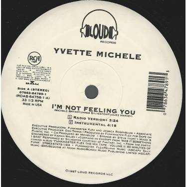 MICHELE YVETTE - I'M NOT FEELING YOU ( RADIO - INSTR - MAIN VERSION - A CAPPELLA )