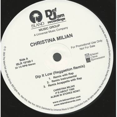 MILIAN CHRISTINA - PROMO - DIP IT LOW  REGGETON REMIX feat VOLTIO ( WITH RAP - INSTR - ACAPPELLA -WITHOUT RAP )