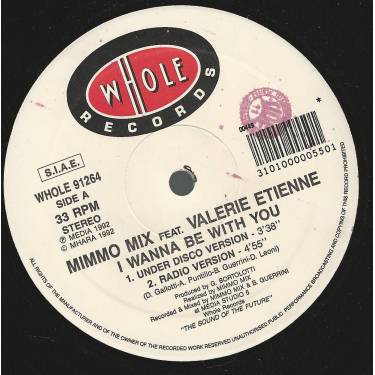 MIMMO MIX feat VALERIE ETIENNE - I WANNA BE WITH YOU ( UNDER DISCO VERSION - RADIO - ALTERNATE - SPANISCH VERSION )