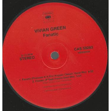 GREEN VIVIAN - FANATIC ( LO FIDELITY ALLSTARS RMX - P'TAAH FUTURE SOUL DUB - FRANCOIS K & ERIC KUPPER VOCAL - P'TAHH FUTURE SOUL