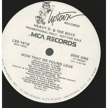 HEAVY D. & THE BOYZ - PROMO - NOW THAT WE FOUND LOVE ( MORALES REMIX - MORALES BASS MIX - HEAVY LESS MIX - LUV MIX - INSTR