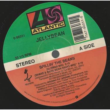 JELLYBEAN - SPILLIN' THE BEANS ( ALZIBAR MIX - SHAKE & BAKE BEAN RADIO - LES BEAN - HUMAN BEAN ) / DON'T LET LOVE COME BETWEEN