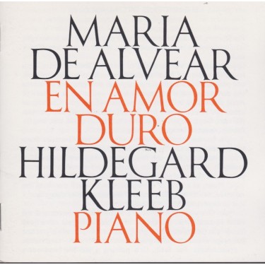 DE ALVEAR MARIA - EN AMOR DURO