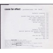CAUSE FOR EFFECT - PROFESSIONAL 300
