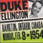 ELLINGTON DUKE - IN HAMILTON 1954