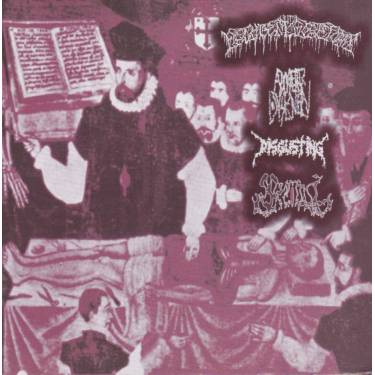 FECULENT GORETOMB -AMOEBIC DYSENTERY - DISGUSTING - TARTOPOIL - 4 WAY SPLIT CD